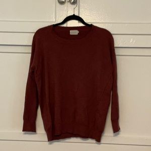 plum sweater
